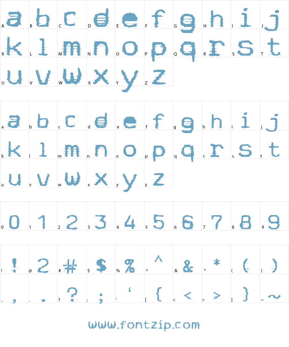 Stock Quote Font Character